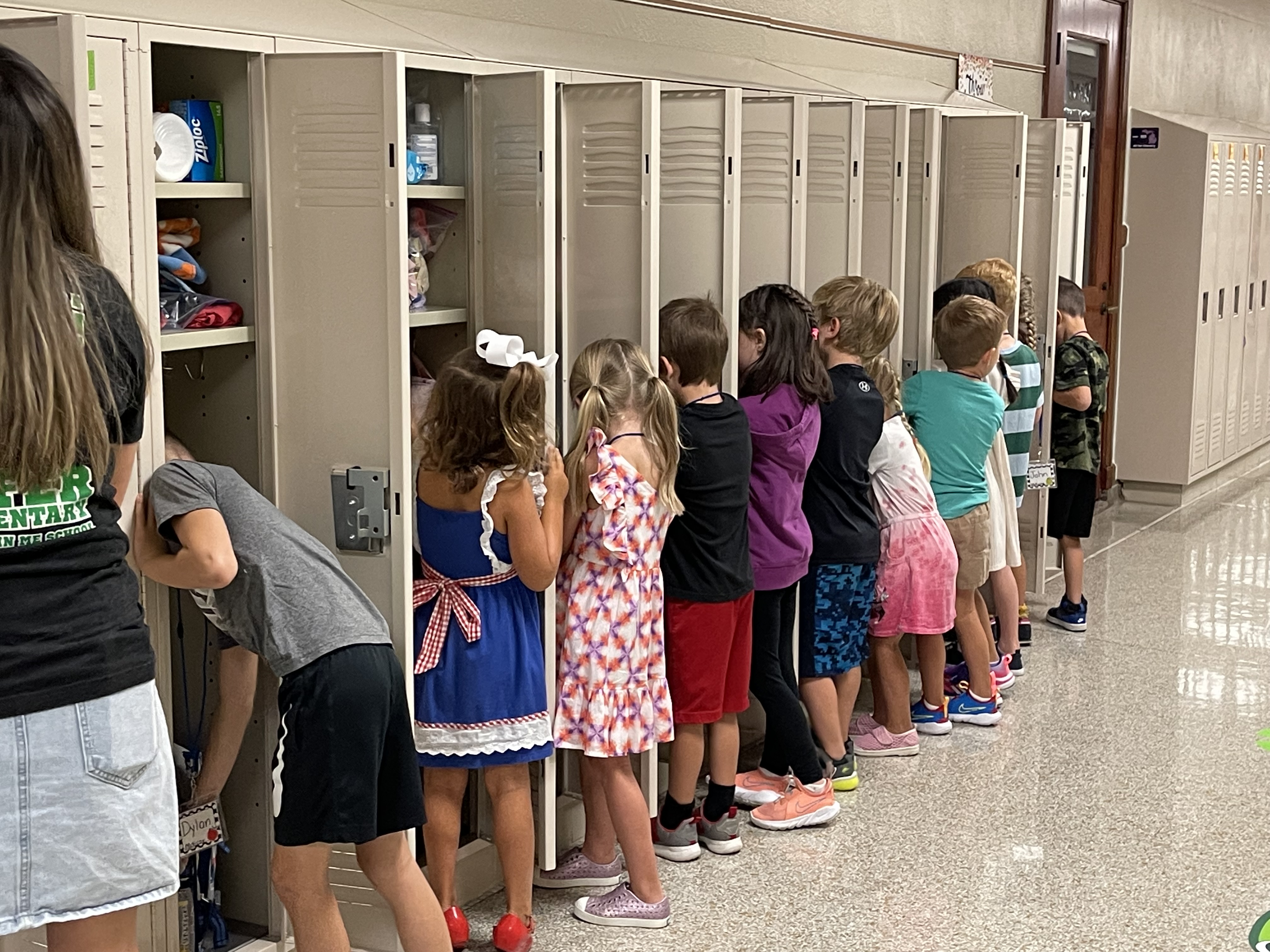 Kids at Lockers